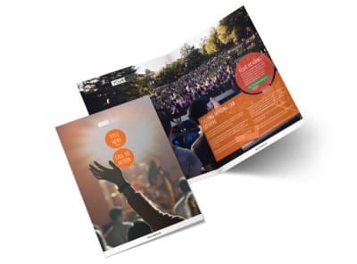 Park Concert Bi-Fold Brochure Template 2 preview