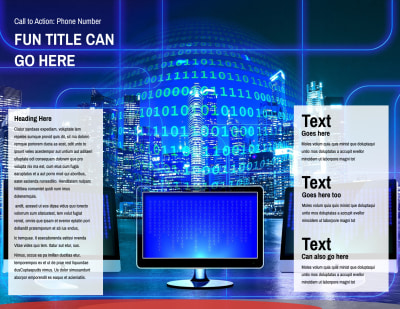 Cable & Internet Provider Brochure Template Preview 2
