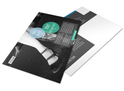 Tattoo & Body Piercing Postcard Template preview