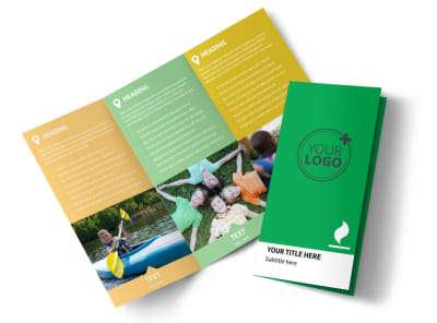 Youth Camp Tri-Fold Brochure Template preview