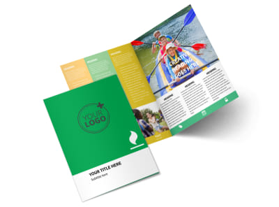 Youth Camp Bi-Fold Brochure Template 2 preview