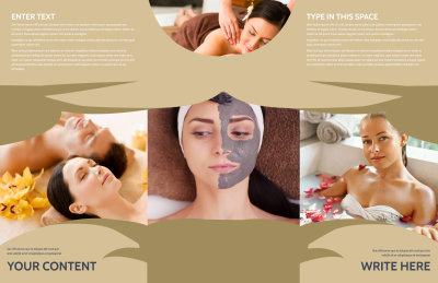 Day Spa & Resort Brochure Template 2