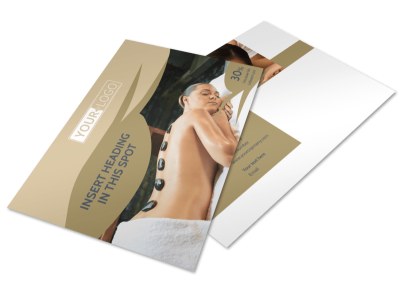 Day Spa & Resort Postcard Template 2 preview