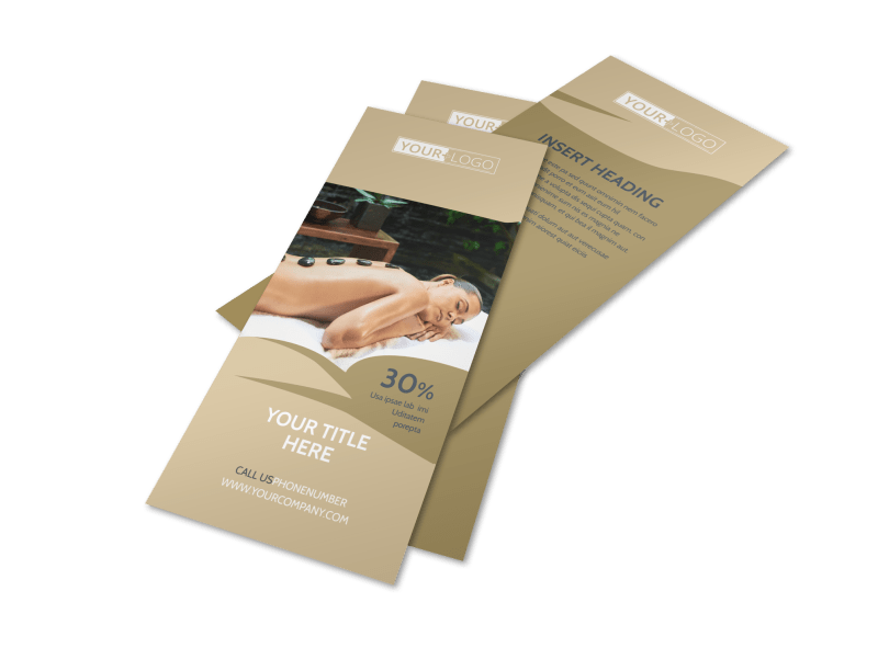 Day Spa & Resort Flyer Template 2