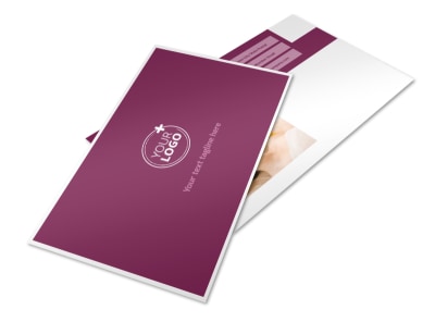 Spa Resort Postcard Template preview