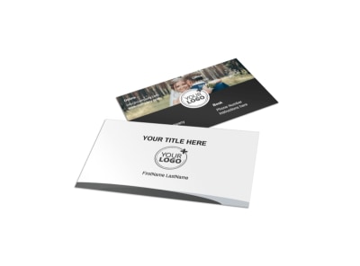 Wedding Photography Package Business Card Template preview