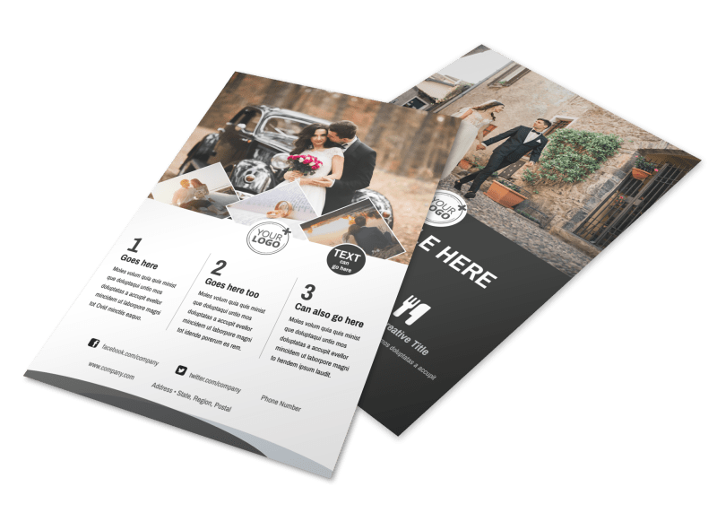 Wedding Photography Package Flyer Template Preview 1