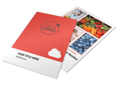 Nutrition Options Flyer Template preview