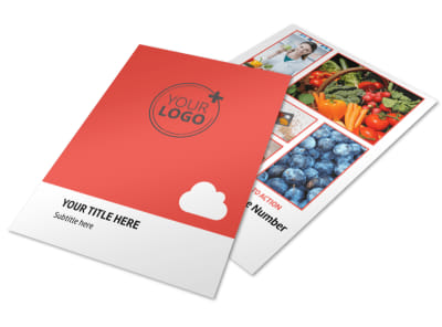Nutrition Options Flyer Template preview