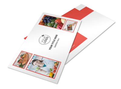 Nutrition Options Postcard Template preview