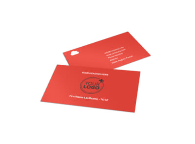 Nutrition Options Business Card Template preview