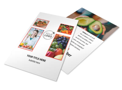 Nutrition Options Flyer Template 3 preview