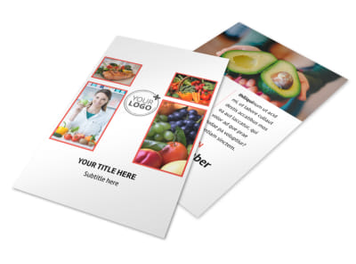 Nutrition Options Flyer Template 3 preview