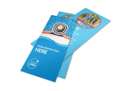 Swimming Pool Cleaning Service Flyer Template 2 preview