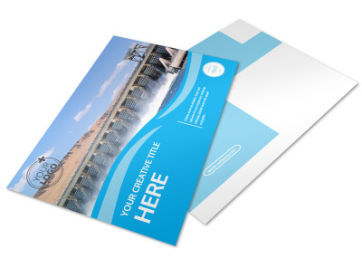 Hydropower Postcard Template preview