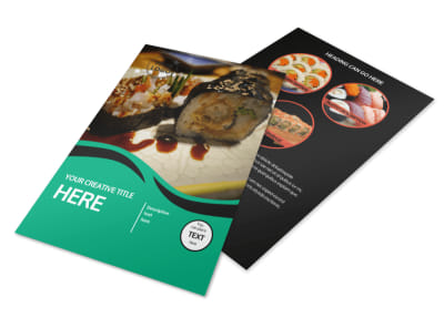 Fresh Sushi Flyer Template 3 preview