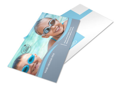 Kids Pool Party Postcard Template 2 preview