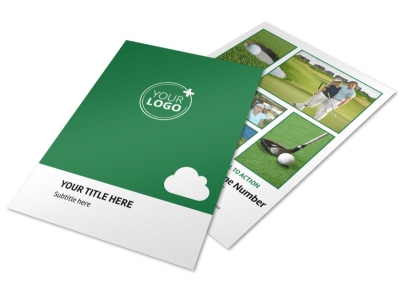 Golf Membership Flyer Template preview