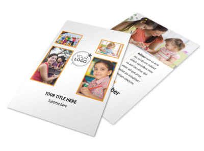 Daycare Options Flyer Template 3 preview