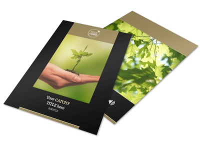 Tree Service Flyer Template preview