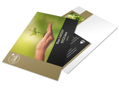 Tree Service Postcard Template preview