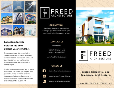 Architectural Firm Brochure Template Preview 1