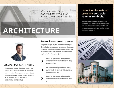 Architectural Firm Brochure Template Preview 2