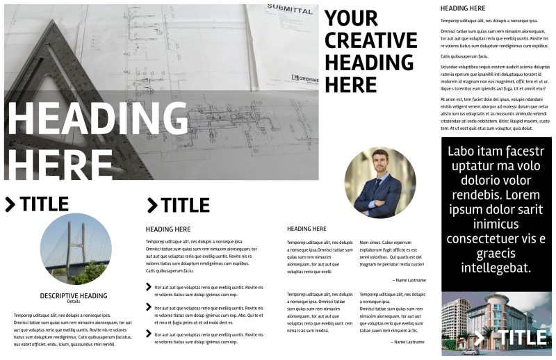 Architect Brochure Template 2