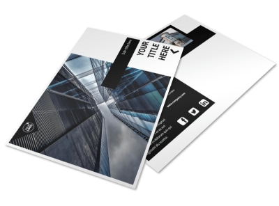 Architect Postcard Template preview