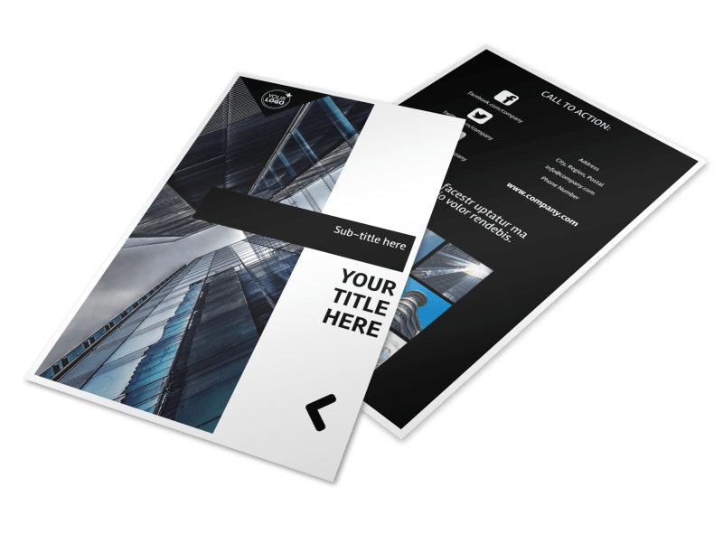 Architect Flyer Template 3