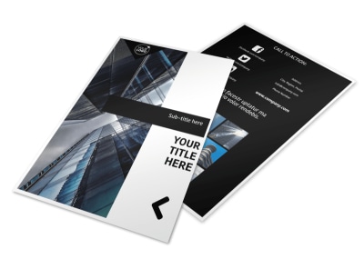 Architect Flyer Template 3 preview