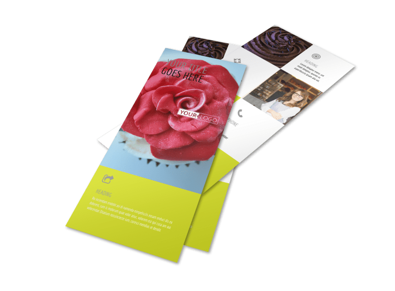 Cupcake Bakery Flyer Template Preview 1
