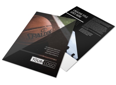 Basketball Sports Camp Flyer Template preview