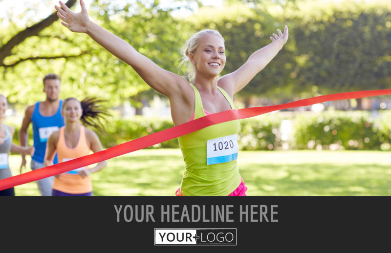 5k Charity Run Postcard Template