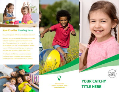 Baby & Child Day Care Tri Fold