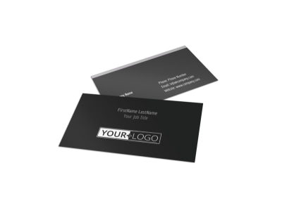 Charity Run Business Card Template preview