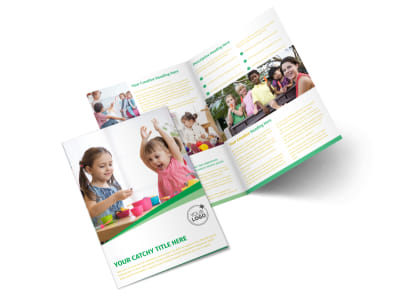 Baby & Child Day Care Bi-Fold Brochure Template 2 preview