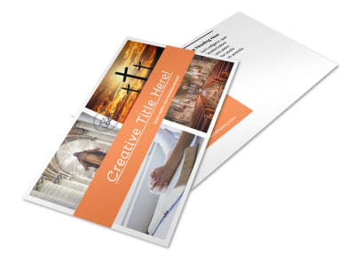 Christian Ministry Postcard Template 2 preview