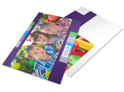 Party Entertainment Company Postcard Template preview