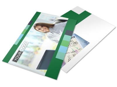 Marketing Consultant Postcard Template preview