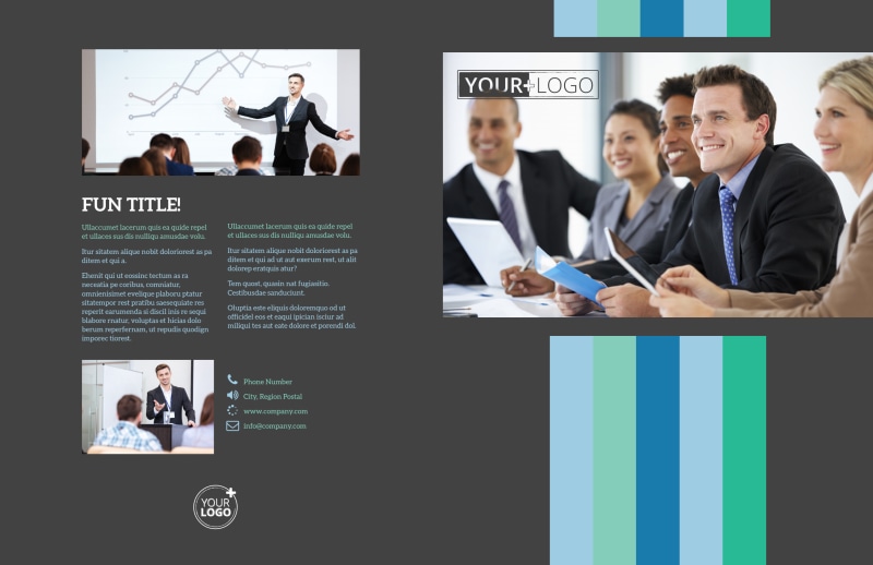 Business Leadership Conference Brochure Template 2
