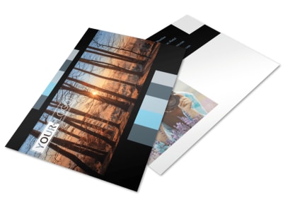 Landscape Photographer Postcard Template preview