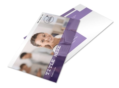 College & University Postcard Template preview