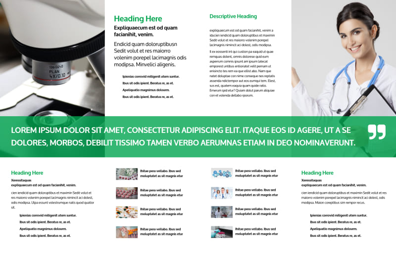 Pharmacy School Brochure Template 2