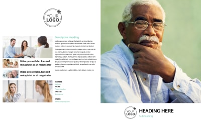 Depression & Anxiety Counseling Brochure Template Preview 1