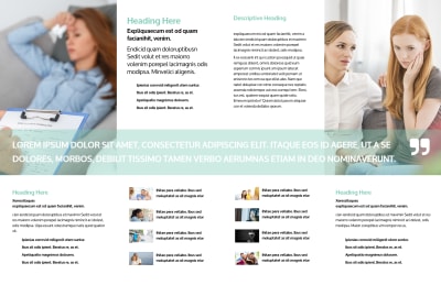 Depression & Anxiety Counseling Brochure Template Preview 2