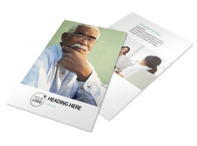 Depression & Anxiety Counseling Flyer Template 3 preview