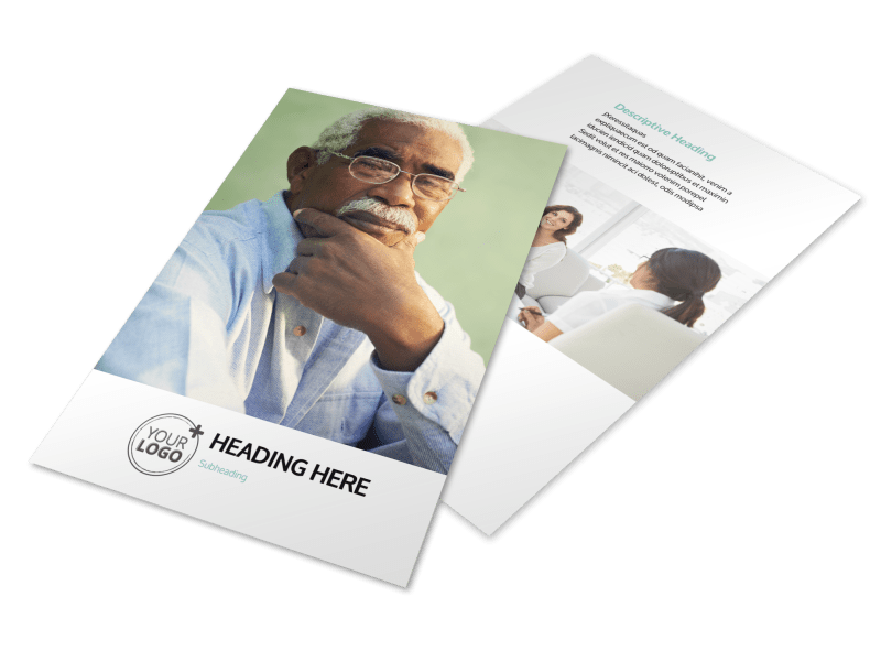 Depression & Anxiety Counseling Flyer Template Preview 1