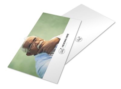 Depression & Anxiety Counseling Postcard Template preview