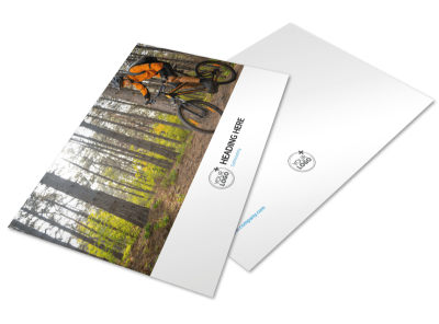 Bike Repair Postcard Template preview